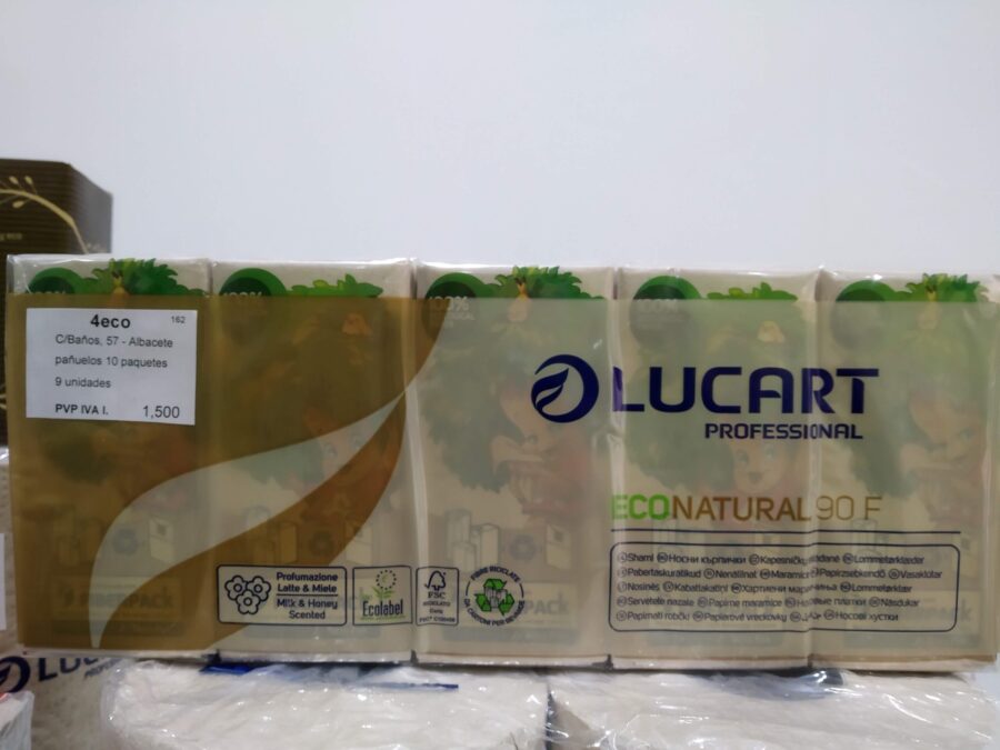 Llanero Solidario – Pañuelos ECONATURAL 90 Unds / 10 paquetes