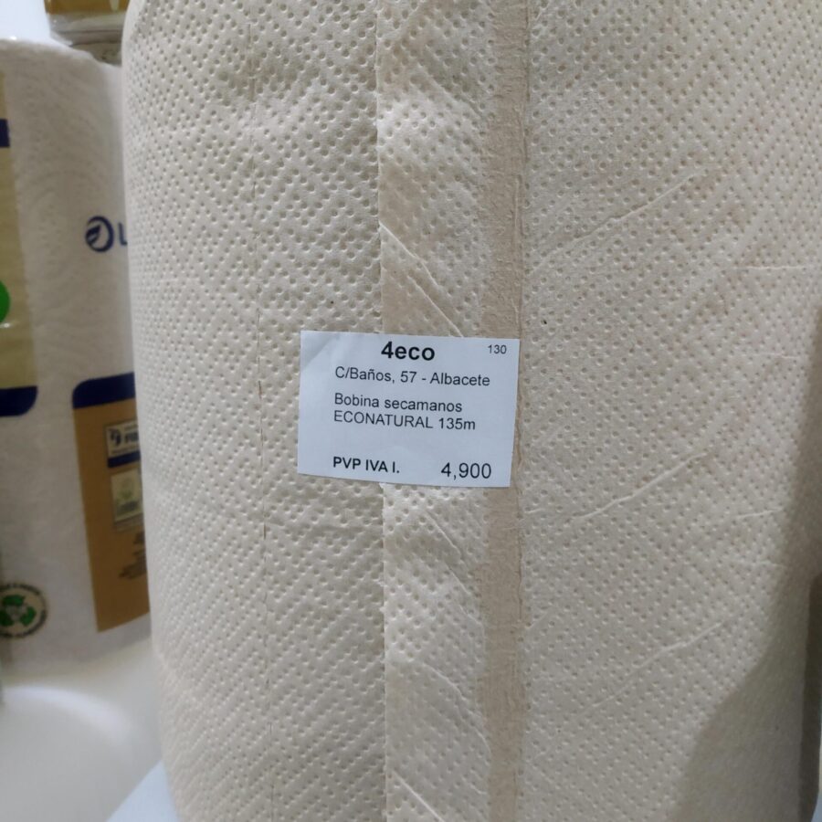 Llanero Solidario – Bobina secamanos ECONATURAL 1 rollo