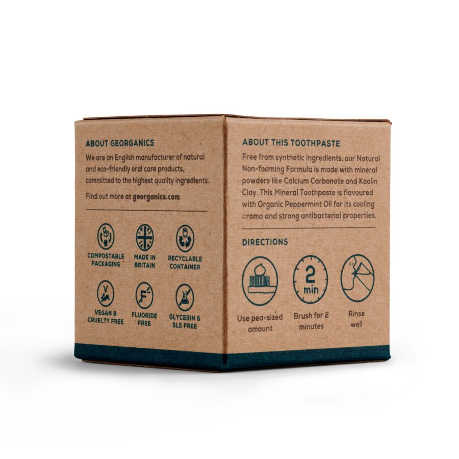 GEORGANICS – Dentífrico Natural Menta 60ml - Imagen 2
