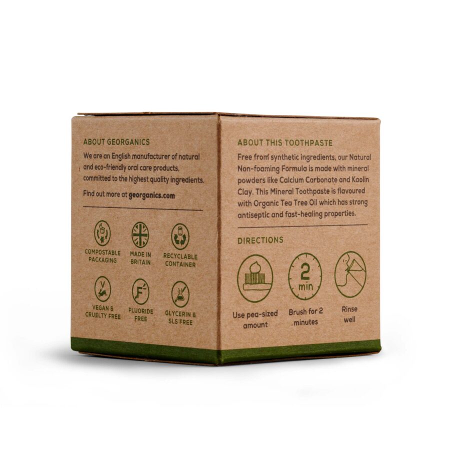 GEORGANICS – dentífrico árbol de té 60 gr - Imagen 2