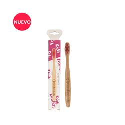 NORDICS – Cepillo dental bambú niño rosa