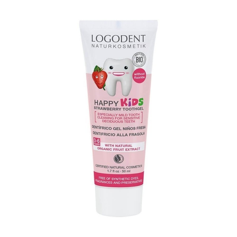 LOGONA – Dentífrico niños fresa sin flúor