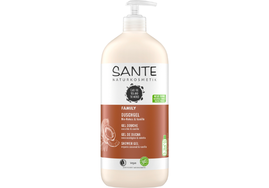 SANTE – Gel ducha bio coco-vainilla 950ml