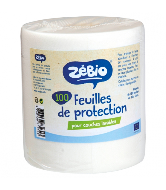ECO ROLLO CELULOSA PAÑAL LAVABLE, 1OO HOJAS