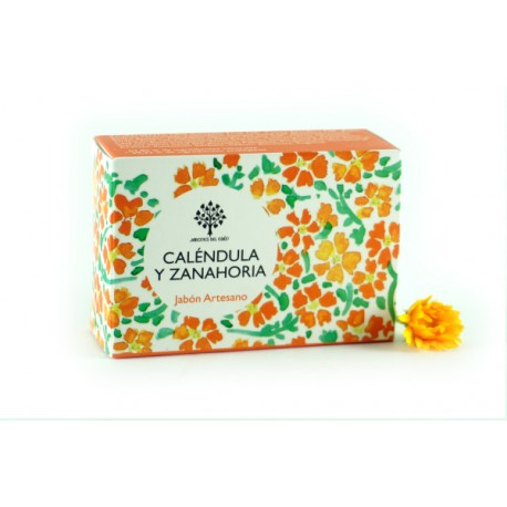 JABÓN corporal DE CALÉNDULA Y ZANAHORIA 100gr