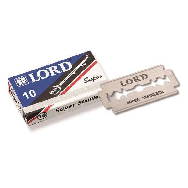 PAQUETE DE 10 HOJAS DE AFEITAR DE ACERO INOXIDABLE