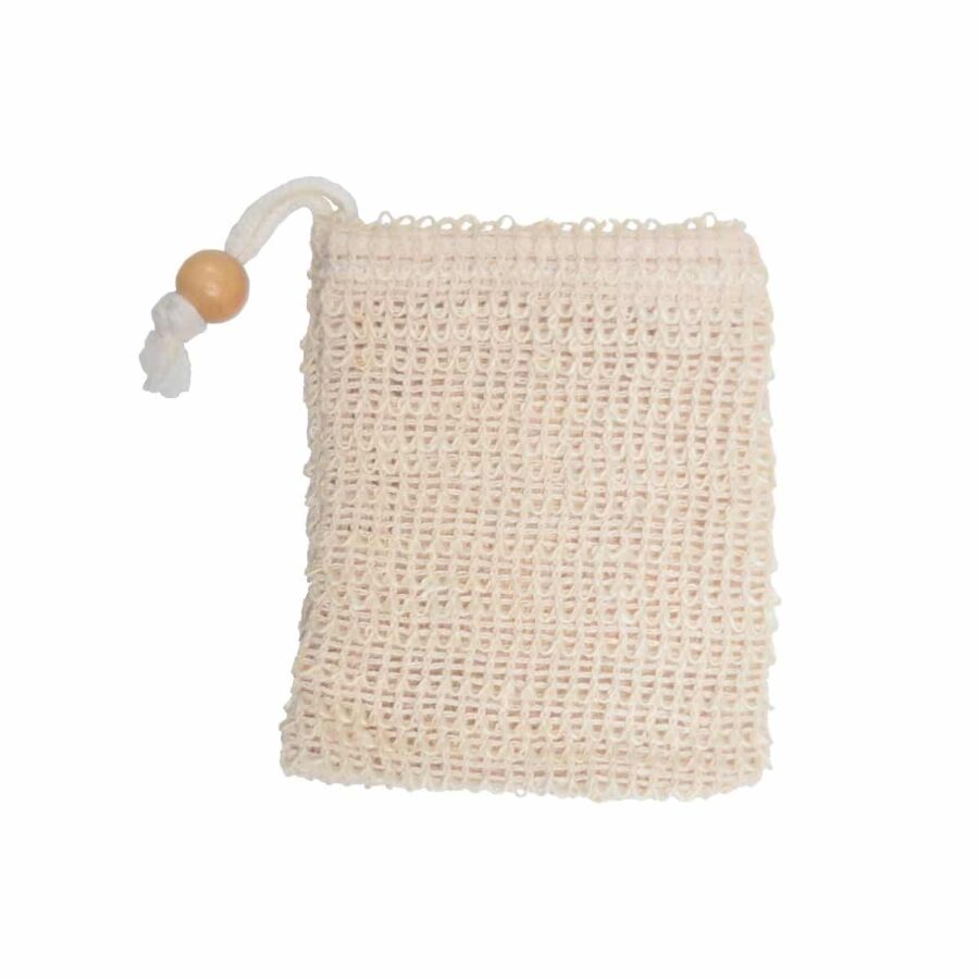 Bolsa jabón de sisal y algodón