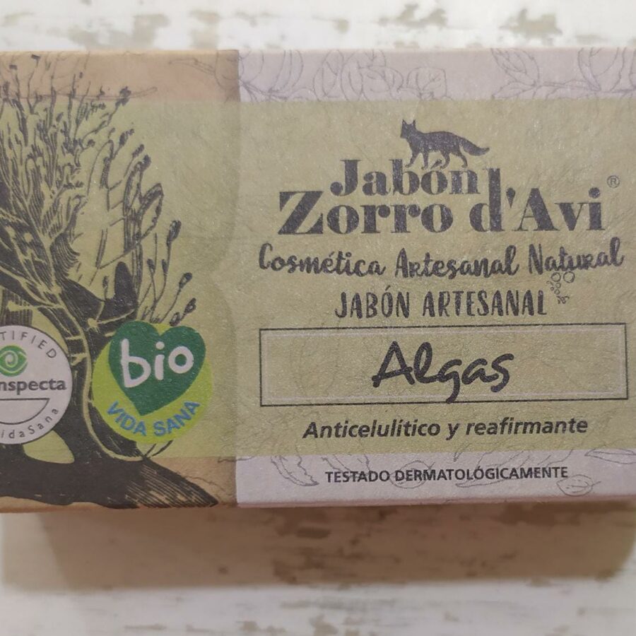 Jabón ecológico de algas el zorro
