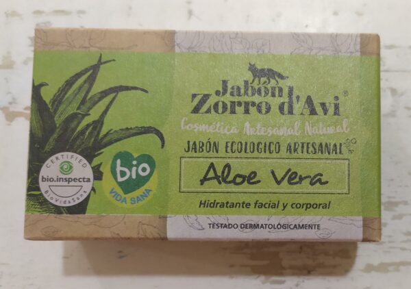 Jabón ecológico de aloe vera el zorro