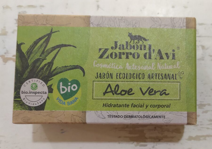 Jabón ecológico de aloe vera el zorro