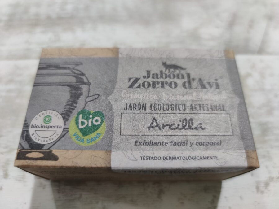 Jabón ecológico de arcilla del zorro