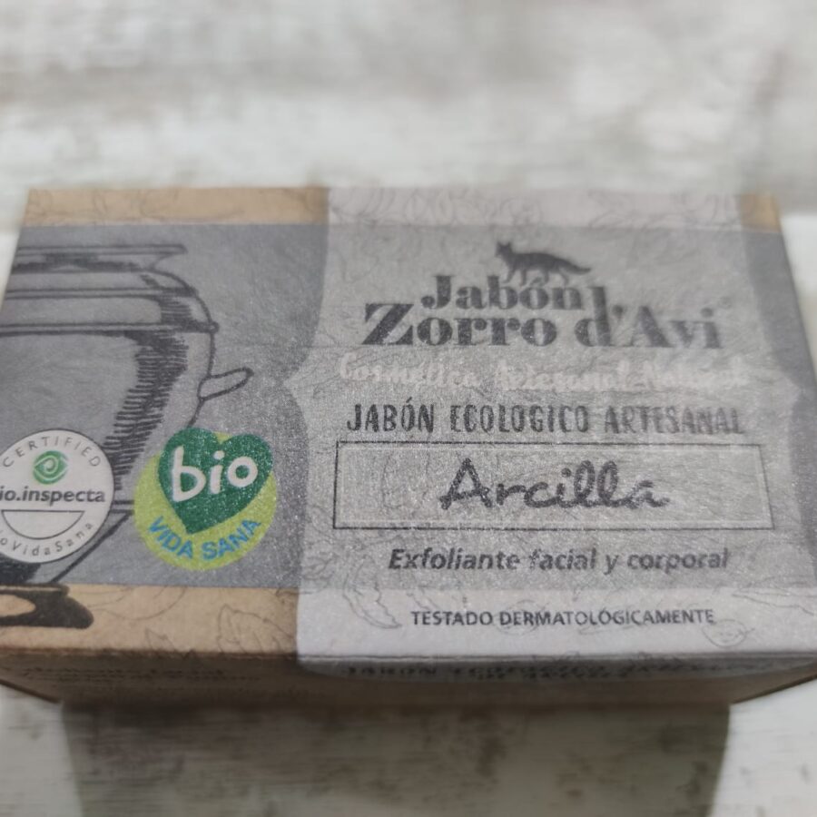 Jabón ecológico de arcilla del zorro