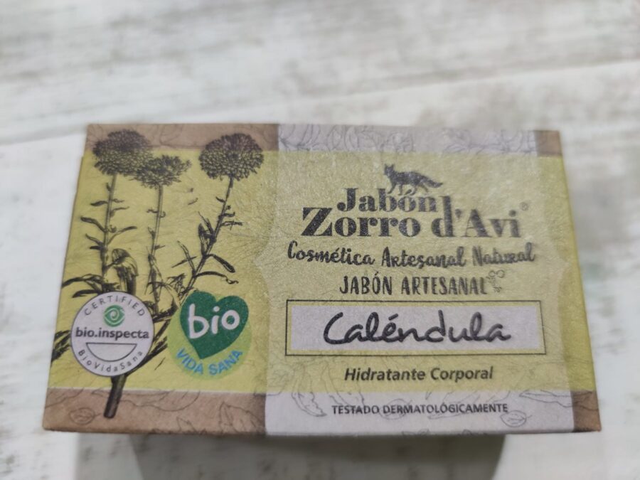 Jabón ecológico de calendula el zorro