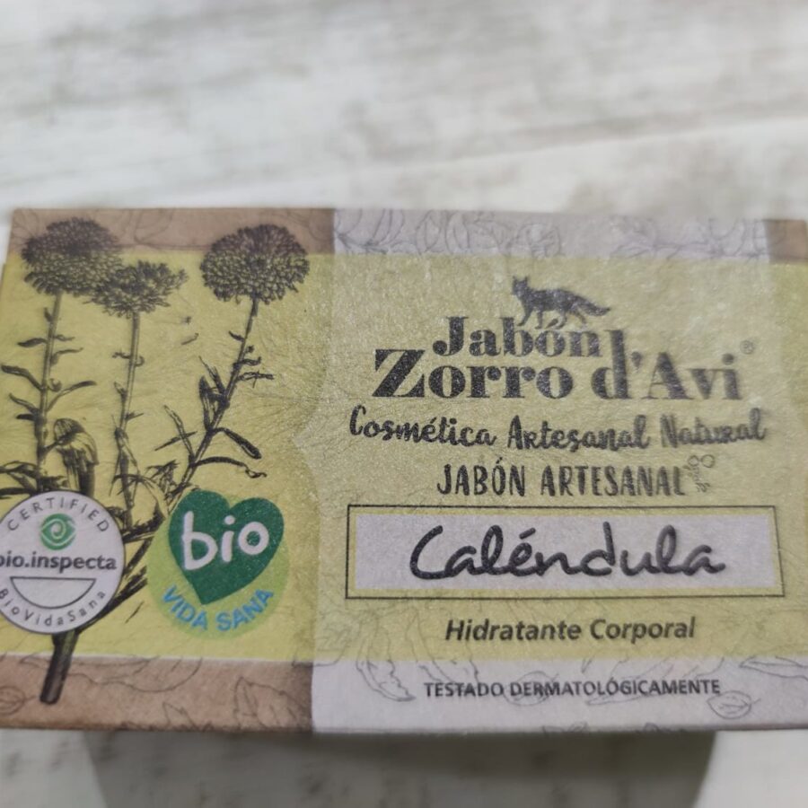 Jabón ecológico de calendula el zorro