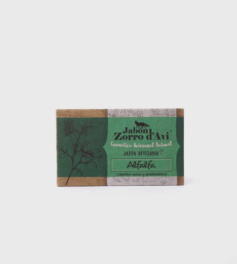 Champú sólido ecológico de alfalfa