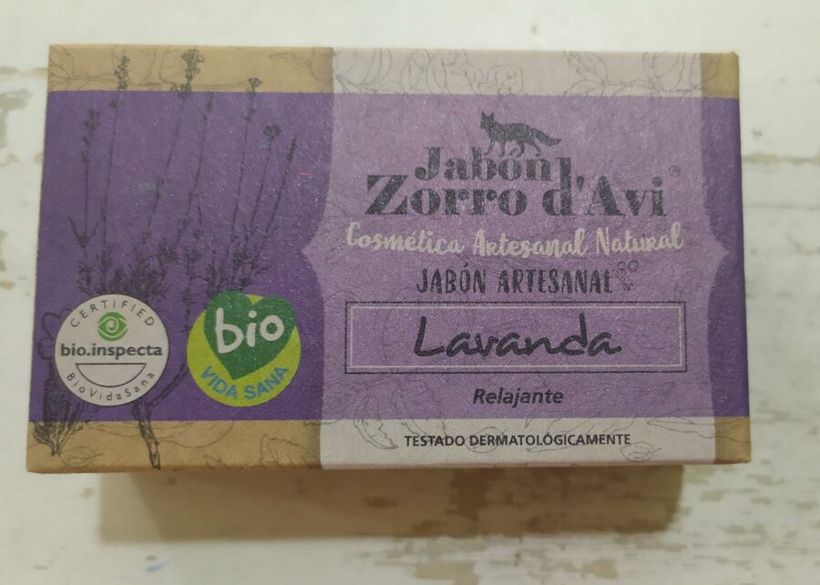 Jabón ecológico de lavanda el zorro