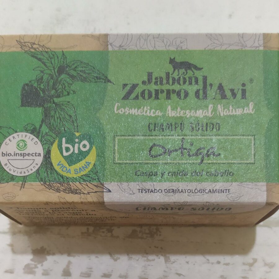 Champu sólido ecológico de ortiga