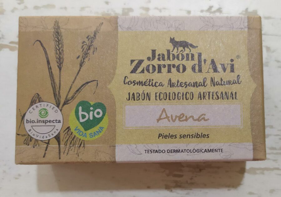 Jabón ecológico de avena el zorro