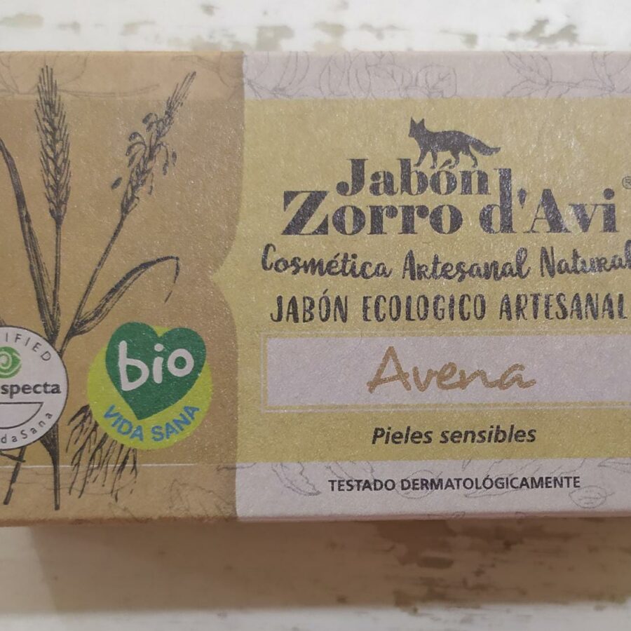 Jabón ecológico de avena el zorro