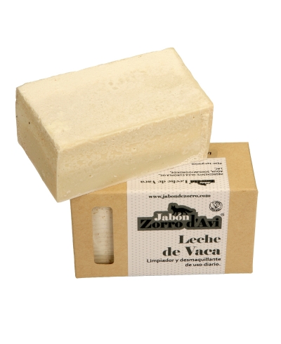 Jabón ecológico leche de vaca el zorro