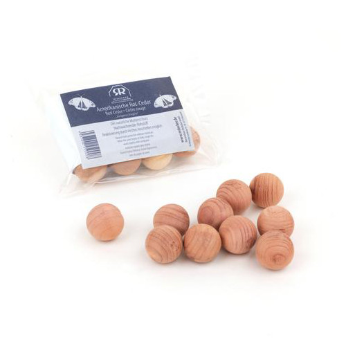Bolas de cedro antipolillas 10ud.