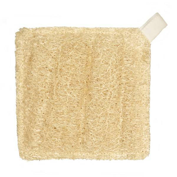 Esponja de luffa natural cuadrada