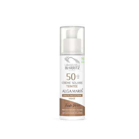 CREMA FACIAL COLOR DORADO SPF50