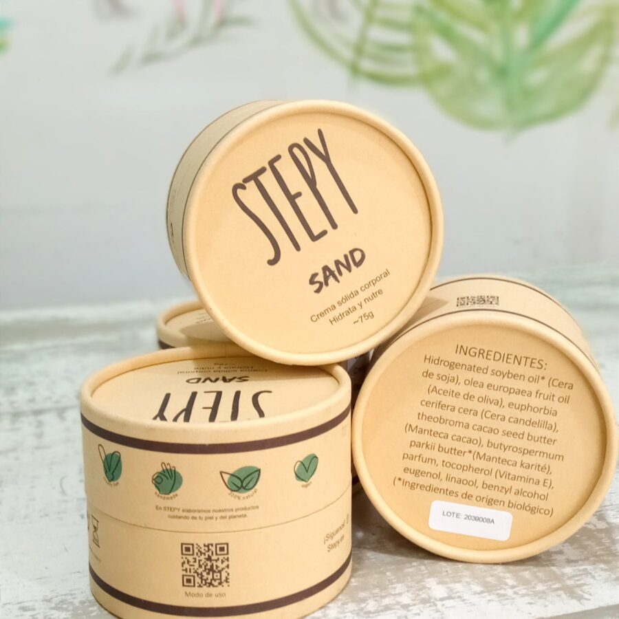 Crema Sólida Corporal SAND - Stepy