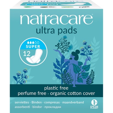 Natracare - Compresa súper con alas bio 12 Uds