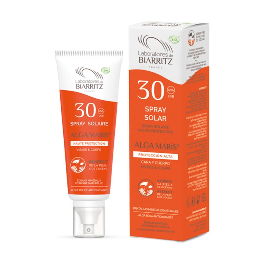 ALGA MARIS - Spray solar cara cuerpo spf 30+ 100ml.