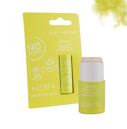 Beauty Made Easy -  Bálsamo labial con cera de abejas de cáñamo