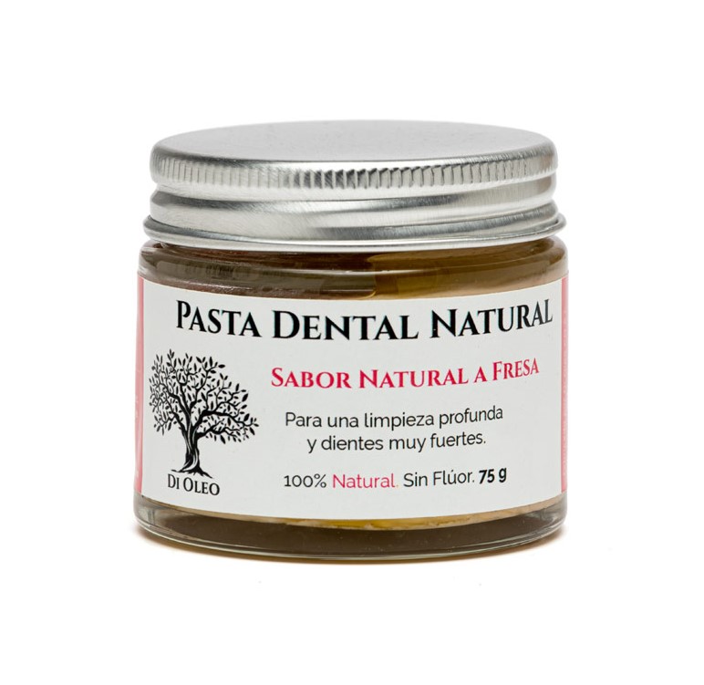 DIOLEO- Pasta de Dientes Natural Sabor Fresa sin flúor 75gr